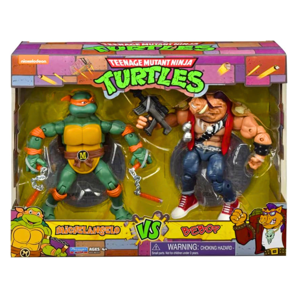 Teenage Mutant Ninja Turtles Mikey vs. Bebop 2er-Pack